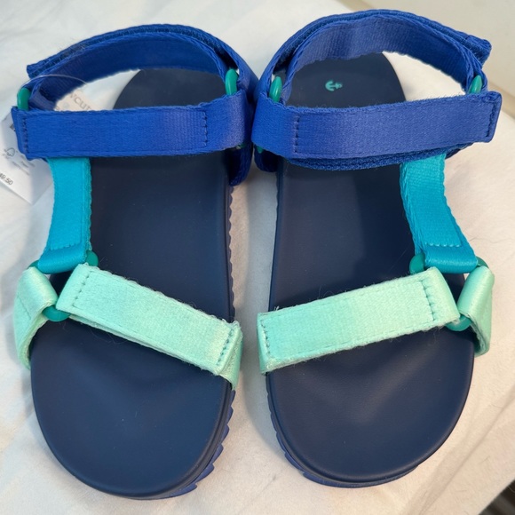 NWT Crewcuts sporty strappy colorblock sandal - Picture 1 of 3